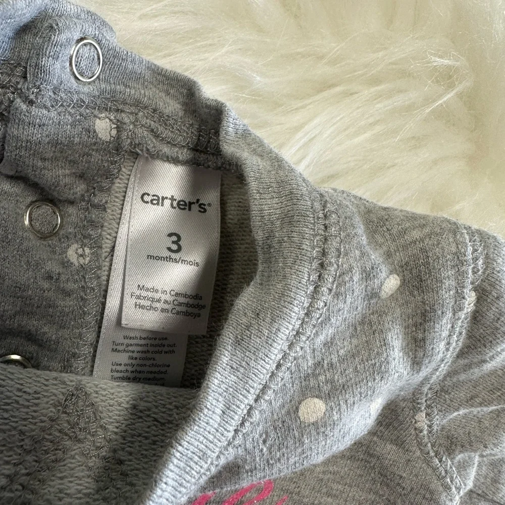 5/$30 Carter’s Lovable Like Mommy Sweat Jumpsuit​